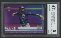 Fernando Tatis Jr. 2019 Topps Chrome Pink Refractors #203 RC (BCCG 9) at PristineAuction.com