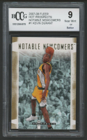 Kevin Durant 2007-08 Fleer Hot Prospects Notable Newcomers #NN-1 (BCCG 9) at PristineAuction.com