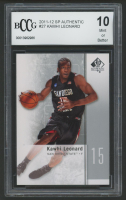 Kawhi Leonard 2011-12 SP Authentic #27 RC (BCCG 10) at PristineAuction.com