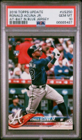 Ronald Acuna Jr. 2018 Topps Update Blue Jersey #US250 (PSA 10) at PristineAuction.com