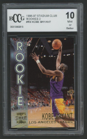 Kobe Bryant 1996-97 Stadium Club Rookies 2 #R9 RC (BCCG 10) at PristineAuction.com