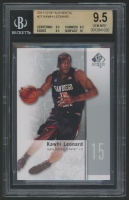 Kawhi Leonard 2011-12 SP Authentic #27 RC (BGS 9.5) at PristineAuction.com