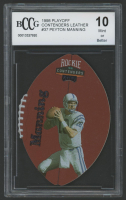 Peyton Manning 1998 Playoff Contenders Leather #37 (BCCG 10) at PristineAuction.com