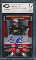 Manny Machado 2010 Donruss Elite Extra Edition Autograph #132 RC #/425 (BCCG 10) at PristineAuction.com