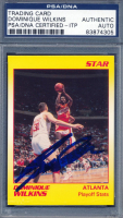 Dominique Wilkins Signed 1991 Star #3 (PSA) at PristineAuction.com