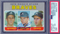 Darrell Evans Signed Mike McQueen RC / Darrell Evans RC / Rick Kester RC 1970 Topps Rookie Stars #621 (PSA 6 | Autograph Graded 10) at PristineAuction.com
