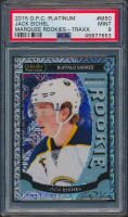 Jack Eichel 2015-16 O-Pee-Chee Platinum Marquee Rookies Traxx #M50 RC (PSA 9) at PristineAuction.com