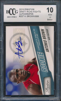 Antonio Brown 2010 Prestige Draft Picks Rights Autographs #207 #/999 (BCCG 10) at PristineAuction.com