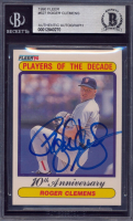 Roger Clemens Signed 1990 Fleer '86 #627 (BGS) at PristineAuction.com