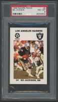 Bo Jackson 1988 Raiders Police #9 (PSA 8) at PristineAuction.com