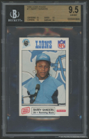 Barry Sanders 1989 Lions Police #11 (BGS 9.5) at PristineAuction.com