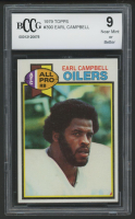 Earl Campbell 1979 Topps #390 RC (BCCG 9) at PristineAuction.com