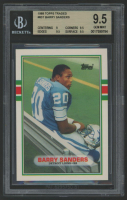 Barry Sanders 1989 Topps Traded #83T (BGS 9.5) at PristineAuction.com