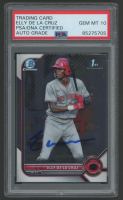 Elly De La Cruz Signed 2022 Bowman Chrome #BCP50 RC (PSA | Autograph Grade 10) at PristineAuction.com