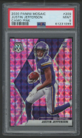 Justin Jefferson 2020 Mosaic Pink Camo #209 (PSA 9) at PristineAuction.com