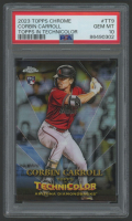 Corbin Carroll 2023 Topps Chrome Technicolor #TT9 RC (PSA 10) at PristineAuction.com