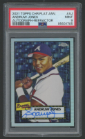 Andruw Jones 2021 Topps Chrome Platinum Anniversary Autograph Refractor #AJ #90/199 (PSA 9) at PristineAuction.com