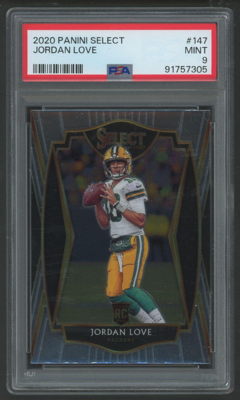 Jordan Love 2020 Select #147 RC (PSA 9) at PristineAuction.com Jordan Love 2020 Select #147 RC (PSA 9) at PristineAuction.com