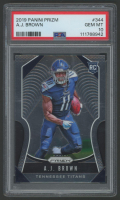 AJ Brown 2019 Panini Prizm #344 RC (PSA 10) at PristineAuction.com
