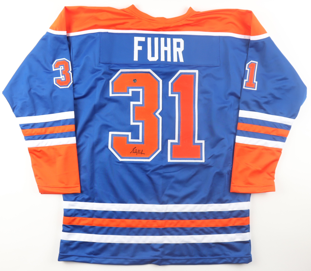 Grant Fuhr Signed Jersey (Wilder Side of Sports) at PristineAuction.com Grant Fuhr Signed Jersey (Wilder Side of Sports) at PristineAuction.com