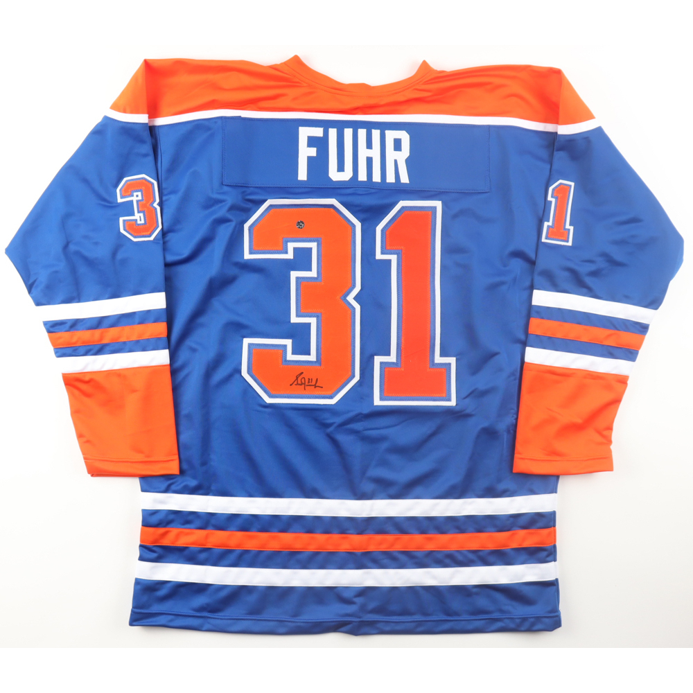 Grant Fuhr Signed Jersey (Wilder Side of Sports) at PristineAuction.com