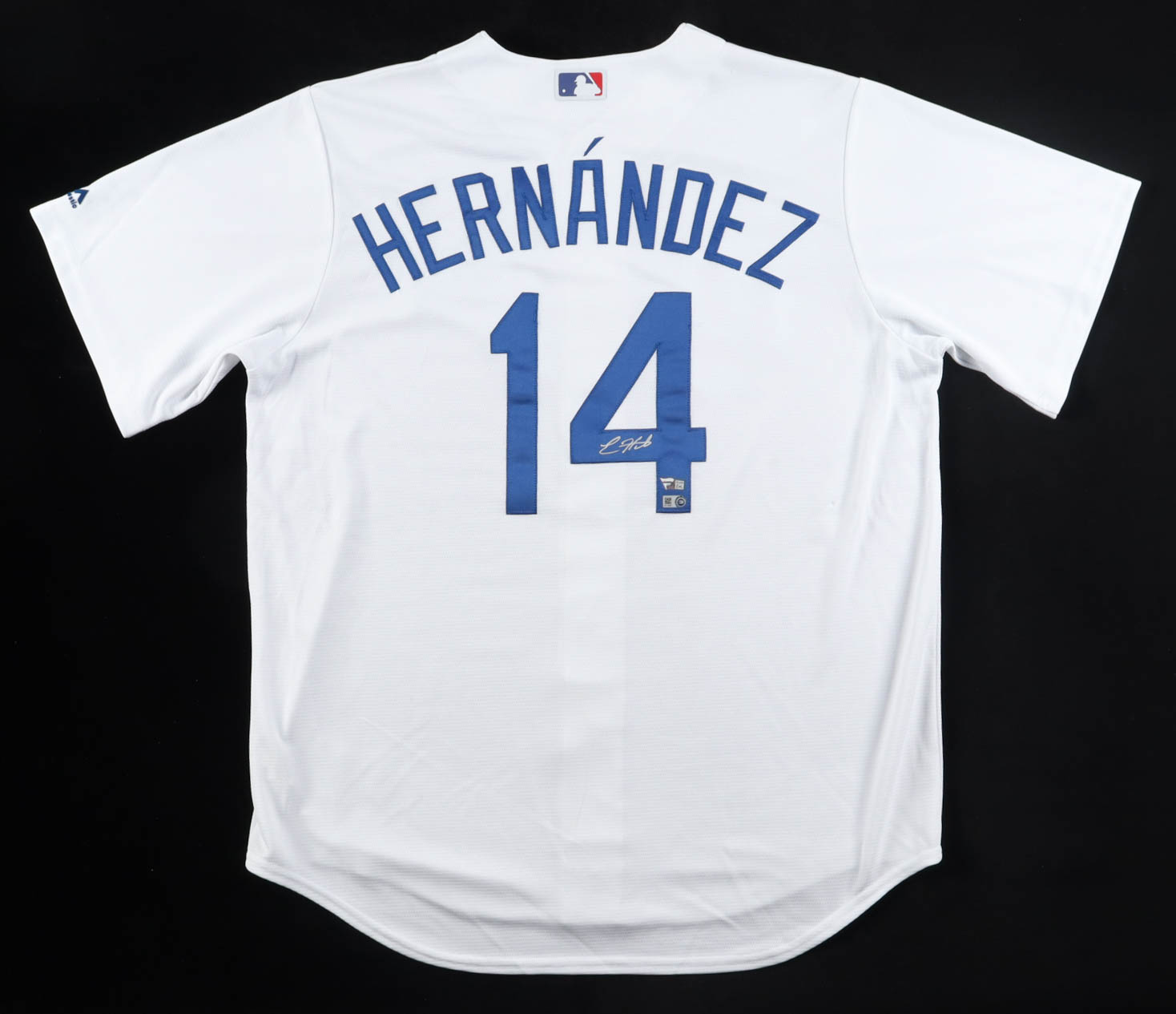 Enrique Hernandez Signed Dodgers Majestic Authentic Jersey (Fanatics & MLB) at PristineAuction.com Enrique Hernandez Signed Dodgers Majestic Authentic Jersey (Fanatics & MLB) at PristineAuction.com
