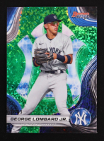 George Lombard Jr. 2024 Bowman's Best Top Prospects Green Refractors #TP-15 RC #22/99 at PristineAuction.com