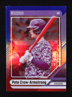 Pete Crow-Armstrong 2024 Donruss Red and Blue Holo #85 RC at PristineAuction.com