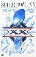 1985 Bears Super Bowl XX 11x17 Photo Team-Signed By (21) with Dan Hampton, Mike Singletary, Tom Thayer, Matt Suhey (Beckett & JSA) at PristineAuction.com