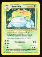Venusaur 1999 Pokemon Base Unlimited #15 Holo at PristineAuction.com
