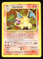 Charizard 1999 Pokemon Base Unlimited #4 Holo at PristineAuction.com