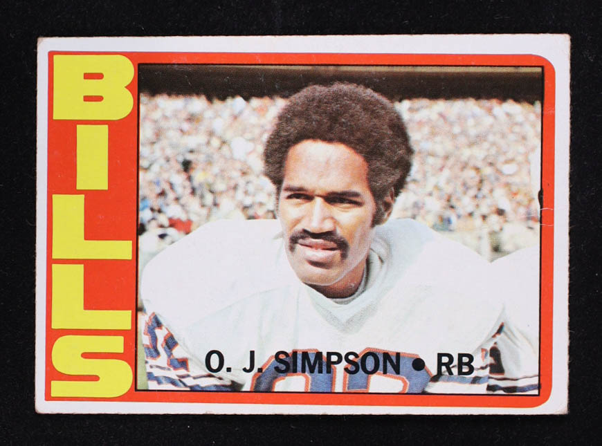 O.J. Simpson 1972 Topps #160 at PristineAuction.com O.J. Simpson 1972 Topps #160 at PristineAuction.com