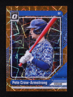 Pete Crow-Armstrong 2024 Donruss Optic Orange Velocity #85 RC at PristineAuction.com