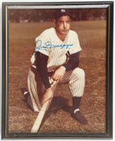 Joe DiMaggio Signed Custom Framed Yankees Photo Display (Beckett) at PristineAuction.com