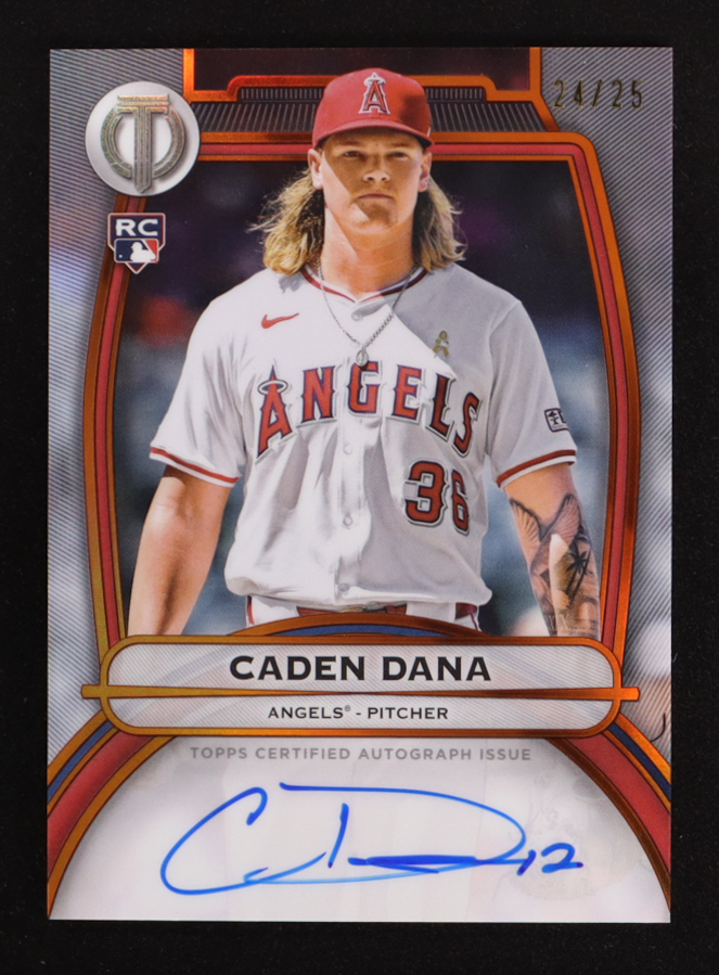 Caden Dana 2025 Topps Certified Tribute Auto #TA-CD RC #24/25 at PristineAuction.com Caden Dana 2025 Topps Certified Tribute Auto #TA-CD RC #24/25 at PristineAuction.com