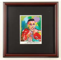 LeRoy Neiman Signed "Oscar De La Hoya" Custom Framed Art Print Display (PSA) at PristineAuction.com
