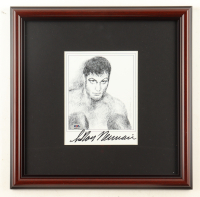 LeRoy Neiman Signed "Rocky Marciano" Custom Framed Art Print Display (PSA) at PristineAuction.com