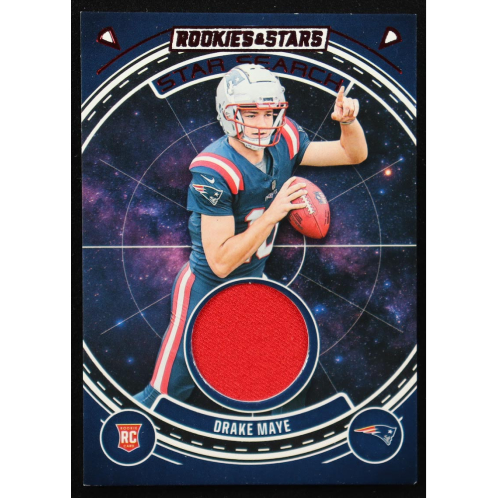 Drake Maye 2024 Rookies and Stars Star Search Jerseys #10 RC at PristineAuction.com