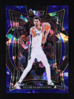 Victor Wembanyama 2024-25 Select Blue Cracked Ice Prizms #9 at PristineAuction.com