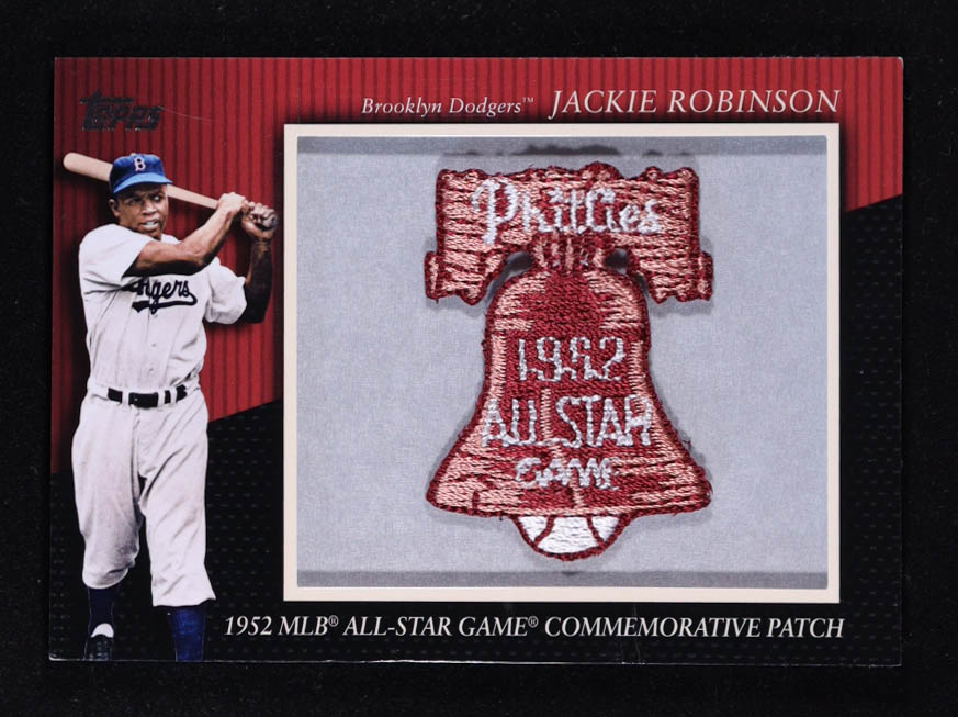 Jackie Robinson 2010 Topps Commemorative Patch #MCP91 at PristineAuction.com Jackie Robinson 2010 Topps Commemorative Patch #MCP91 at PristineAuction.com