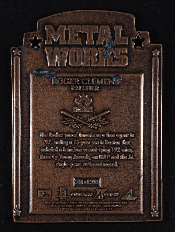 Roger Clemens 1997 Pinnacle X-Press Metal Works #20 at PristineAuction.com Roger Clemens 1997 Pinnacle X-Press Metal Works #20 at PristineAuction.com