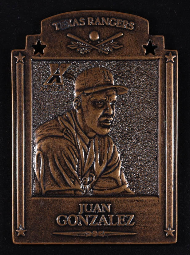 Juan Gonzalez 1997 Pinnacle X-Press Metal Works #9 at PristineAuction.com Juan Gonzalez 1997 Pinnacle X-Press Metal Works #9 at PristineAuction.com