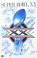 1985 Bears Super Bowl XX 11x17 Photo Team-Signed By (21) with Dan Hampton, Mike Singletary, Tom Thayer, Matt Suhey (Beckett & JSA) at PristineAuction.com