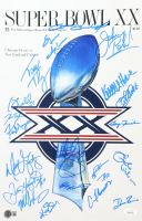 1985 Bears Super Bowl XX 11x17 Photo Team-Signed By (21) with Dan Hampton, Mike Singletary, Tom Thayer, Matt Suhey (Beckett & JSA) at PristineAuction.com