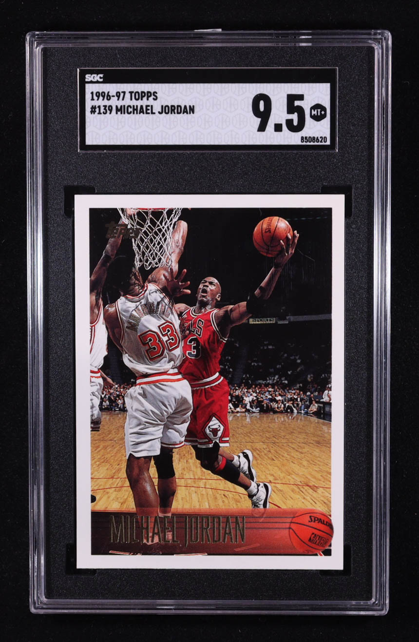 Michael Jordan 1996-97 Topps #139 (SGC 9.5) at PristineAuction.com Michael Jordan 1996-97 Topps #139 (SGC 9.5) at PristineAuction.com
