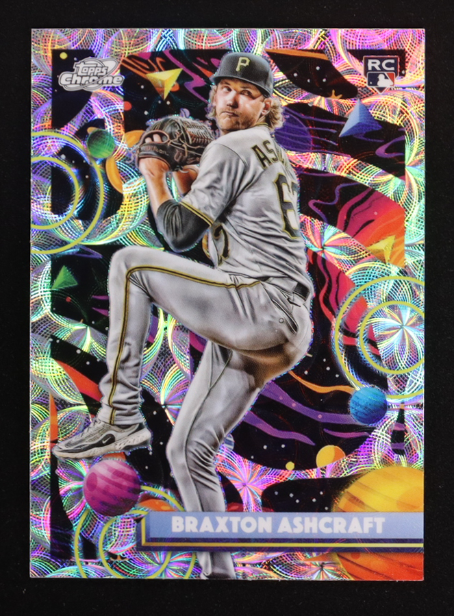 Braxton Ashcraft 2025 Topps Chrome Cosmic #62 RC at PristineAuction.com Braxton Ashcraft 2025 Topps Chrome Cosmic #62 RC at PristineAuction.com