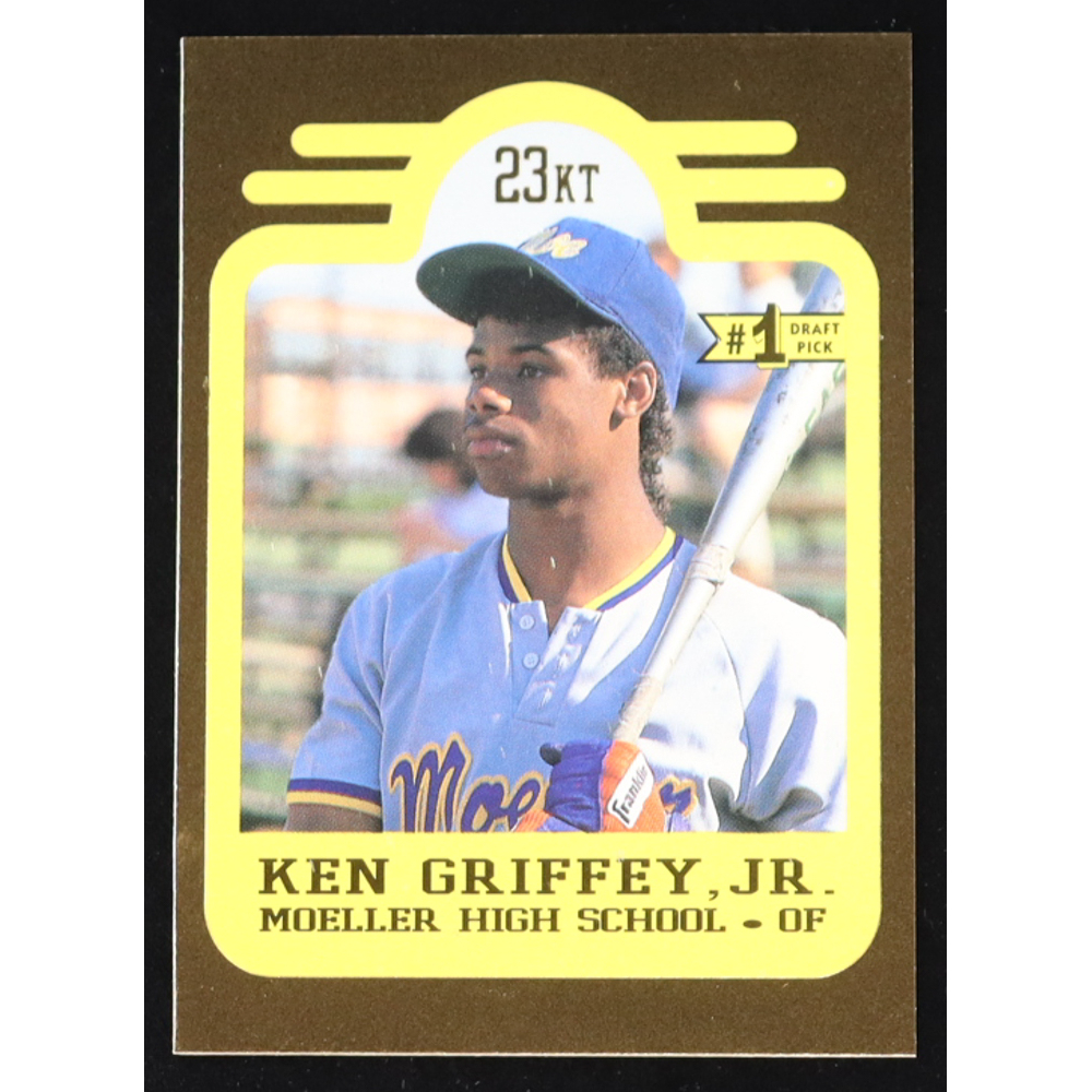 Ken Griffey Jr. 1991 Bleachers 23K Griffey Jr. #1 Moeler High #4314/10000 at PristineAuction.com