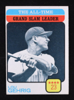 Lou Gehrig 1973 Topps #472 All-Time Grand Slam Leader at PristineAuction.com