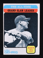 Lou Gehrig 1973 Topps #472 All-Time Grand Slam Leader at PristineAuction.com