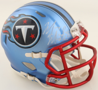 Marcus Mariota Signed Titans Blaze Alternate Speed Mini Helmet (Mariota) at PristineAuction.com